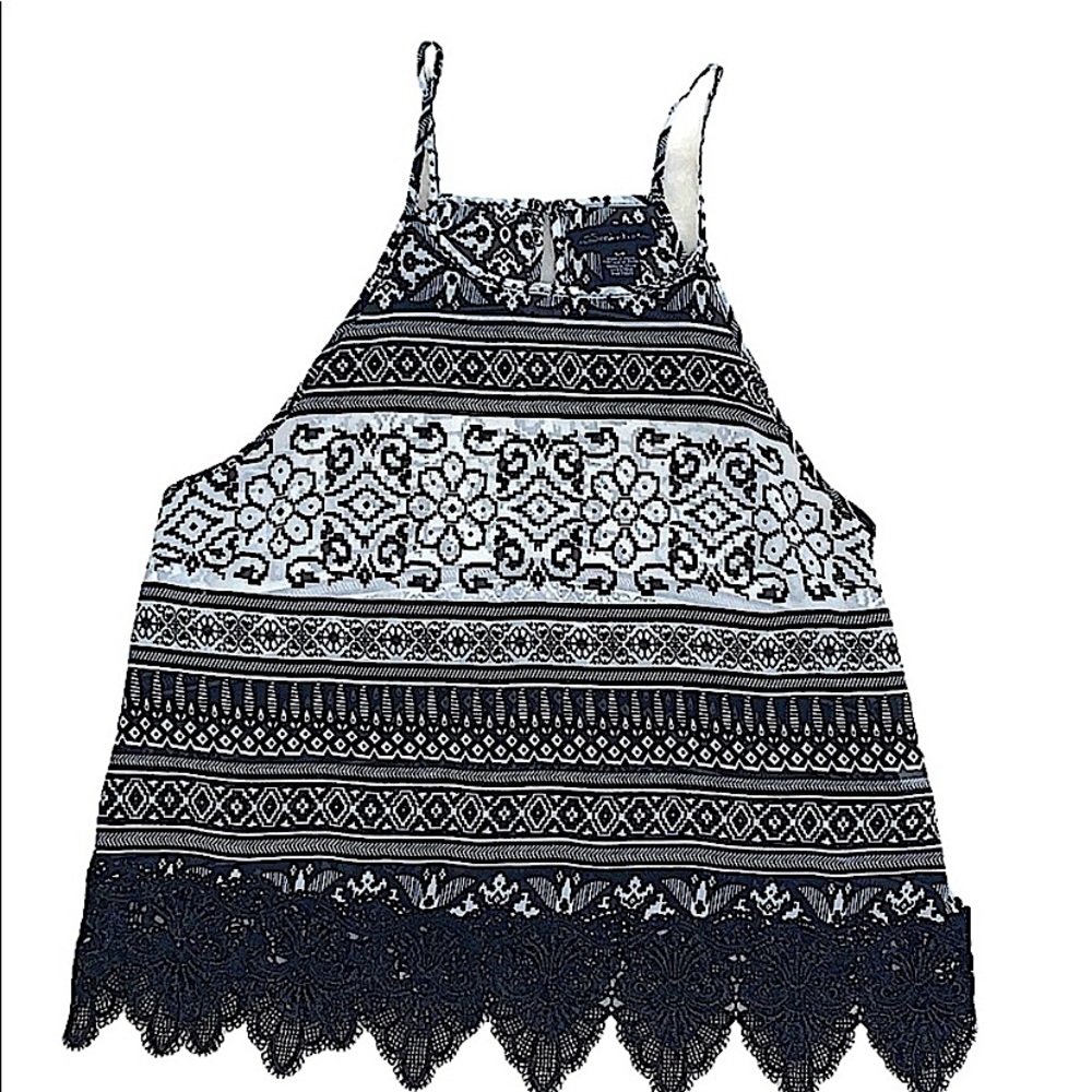 Bohemian style loose fit blouse